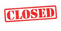CLOSED - GESCHLOSSEN